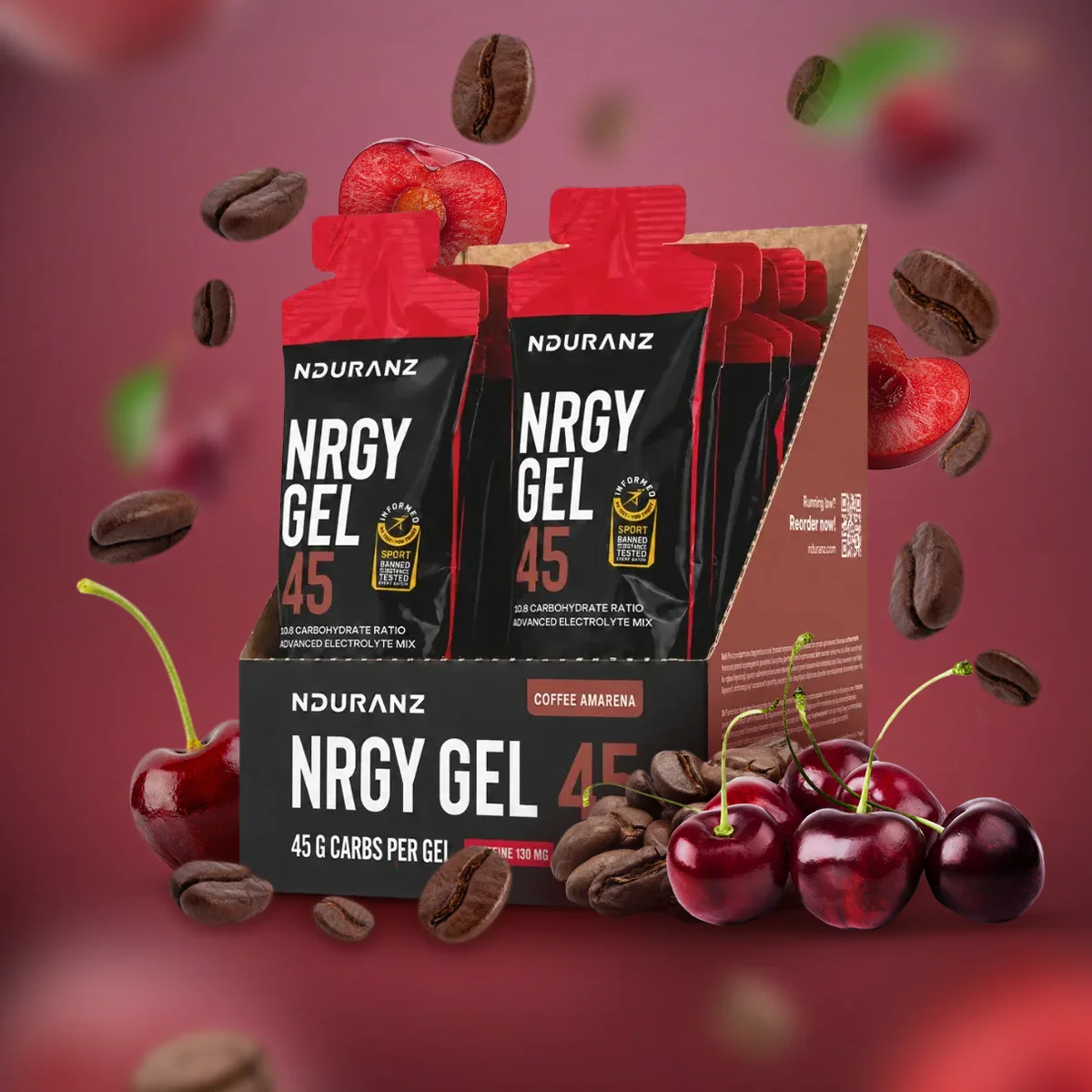 Nrgy Gel 45 Box with Caffeine - Image 17