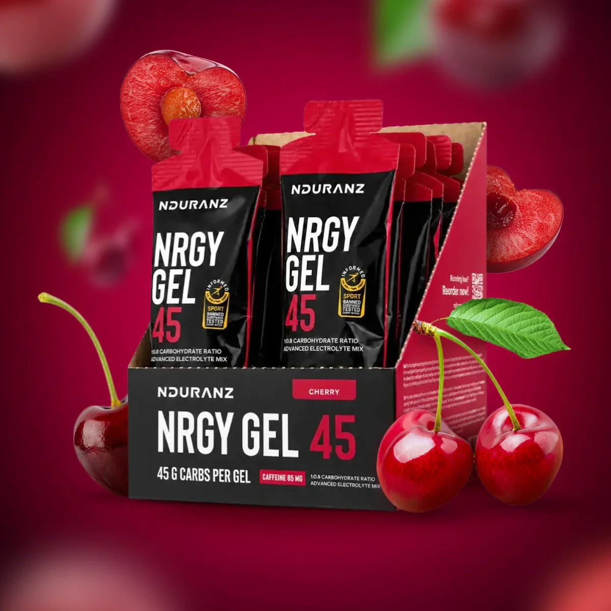 Nrgy Gel 45 Box with Caffeine - Image 18