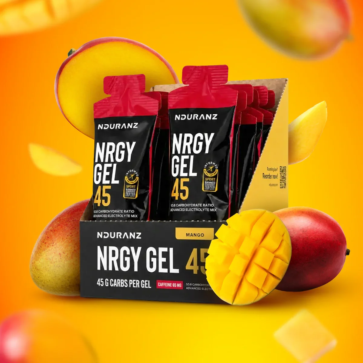 Nrgy Gel 45 Box with Caffeine - Image 19